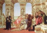 Sandro Botticelli calumny of apelles Sweden oil painting artist